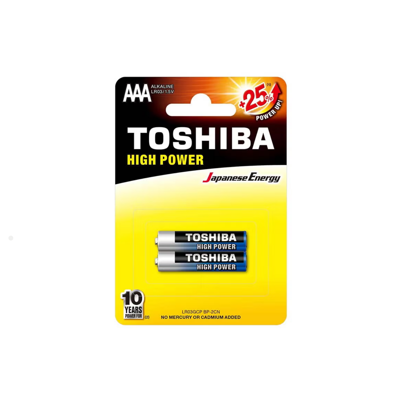 Toshiba High Power LR 03 AAA 2