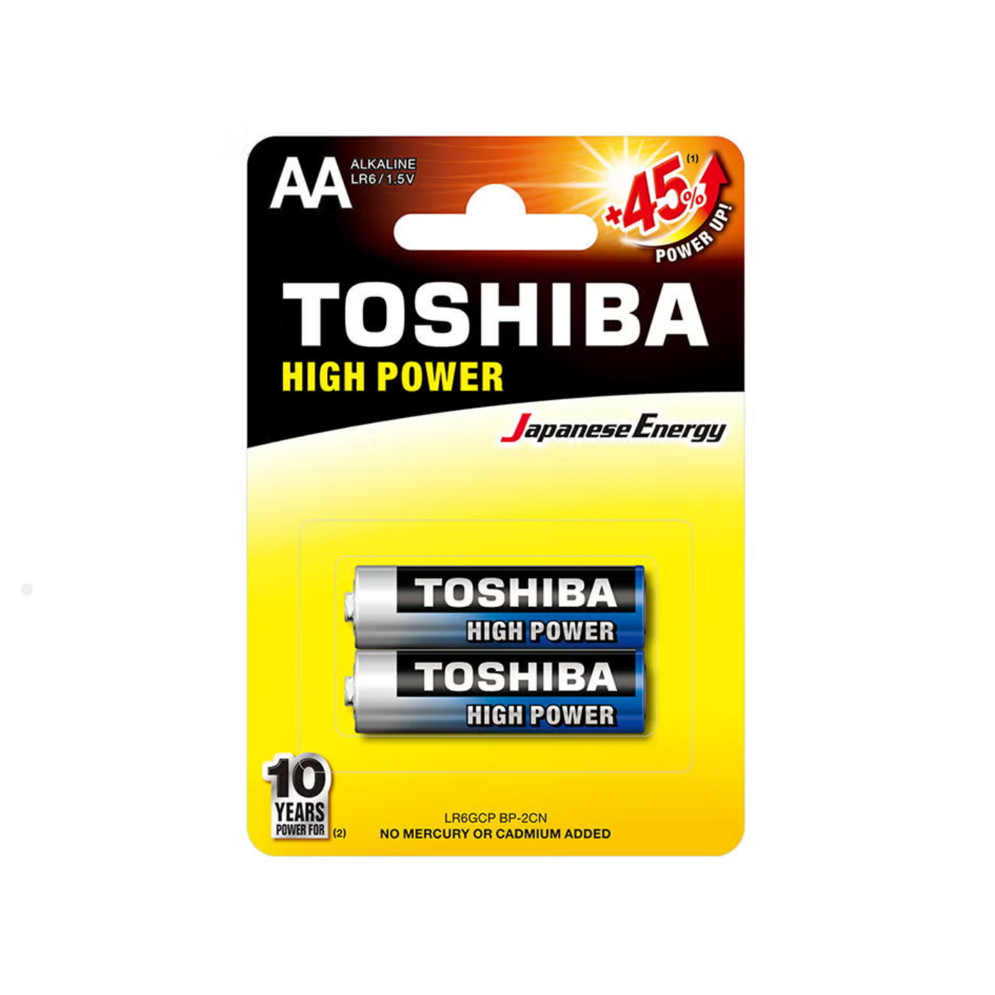 Toshiba High Power 6 LR 06 AA  2