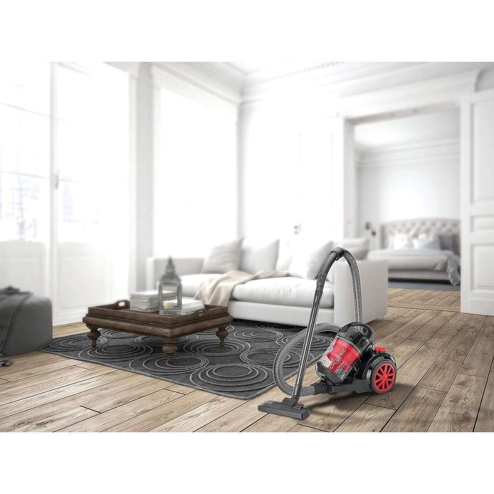 1600W 2.5L Corded Vacuum Cleaner 20KPa Suction Power Multi-Cyclonic Bagless Vacuum, With 6 Stage Filtration, 1.5M 360-degree Swivel Hose With A Washable Filter