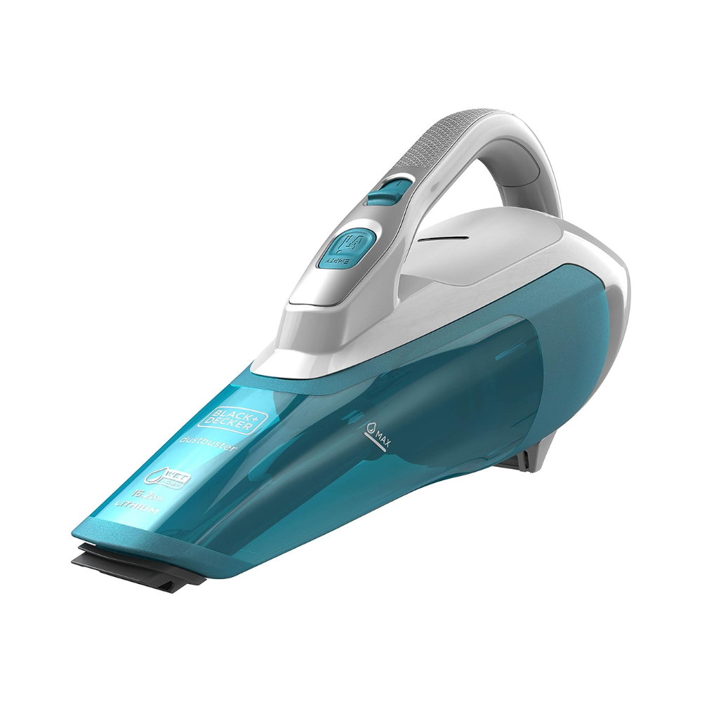 10.8V 1.5Ah Li-Ion Wet & Dry Cordless Dustbuster Hand Vacuum for Dry Spills, Dust, Dirt and Small Debris