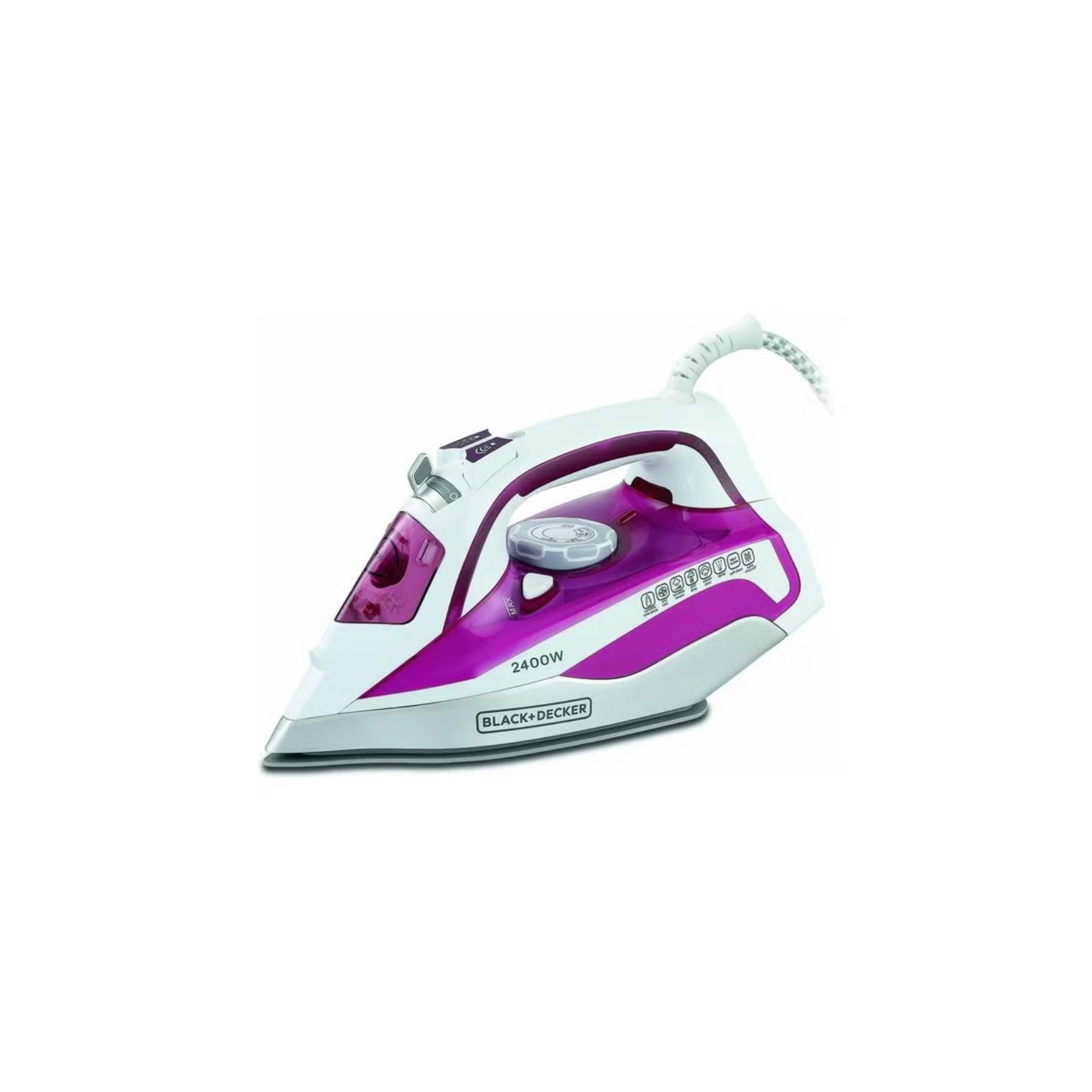 Brown Box Black+Decekr X2400W Steam Iron with Ceramic Soleplate