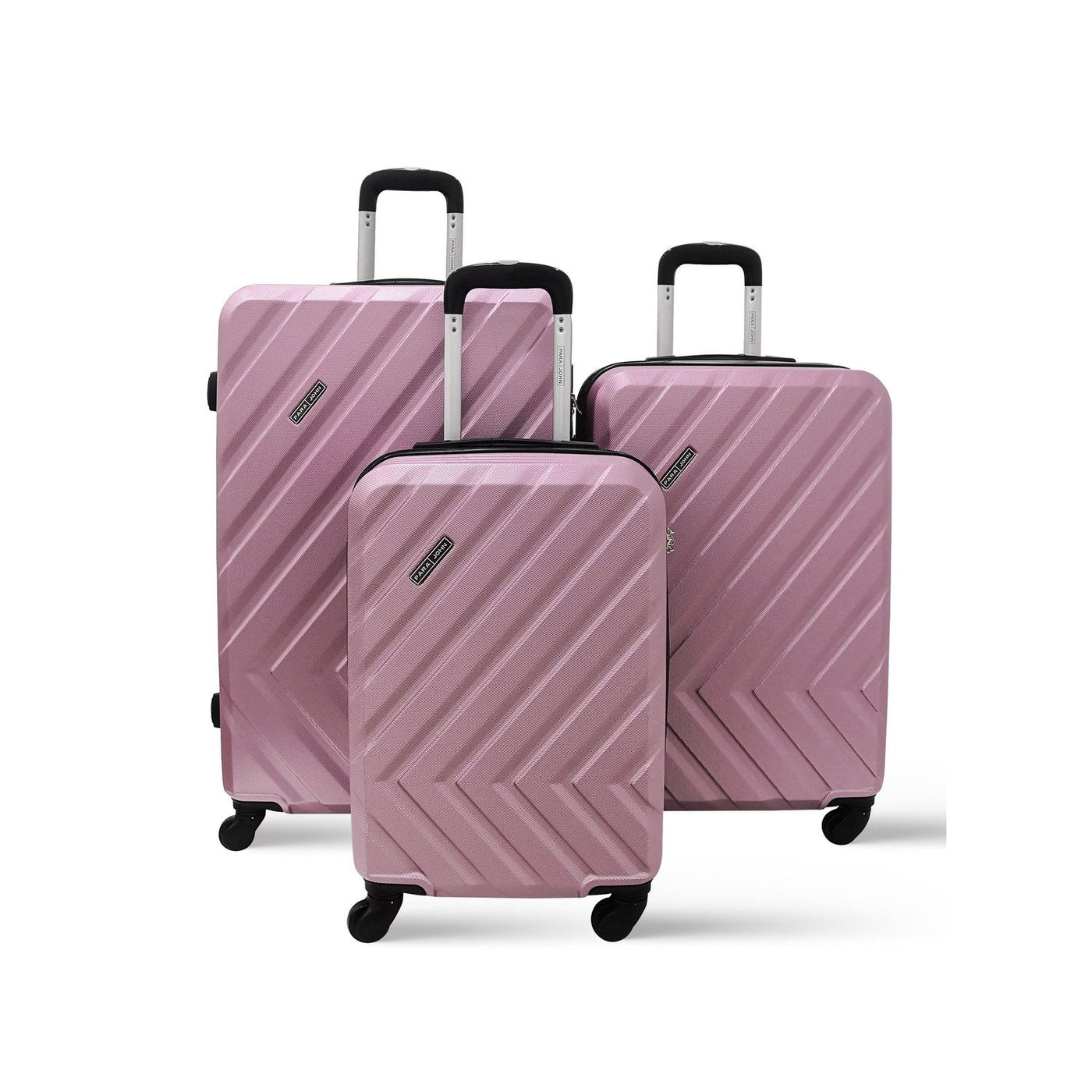 Pablo 3-Piece ABS Hardside Spinner Luggage Trolley Set