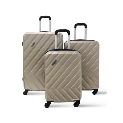 Pablo 3-Piece ABS Hardside Spinner Luggage Trolley Set