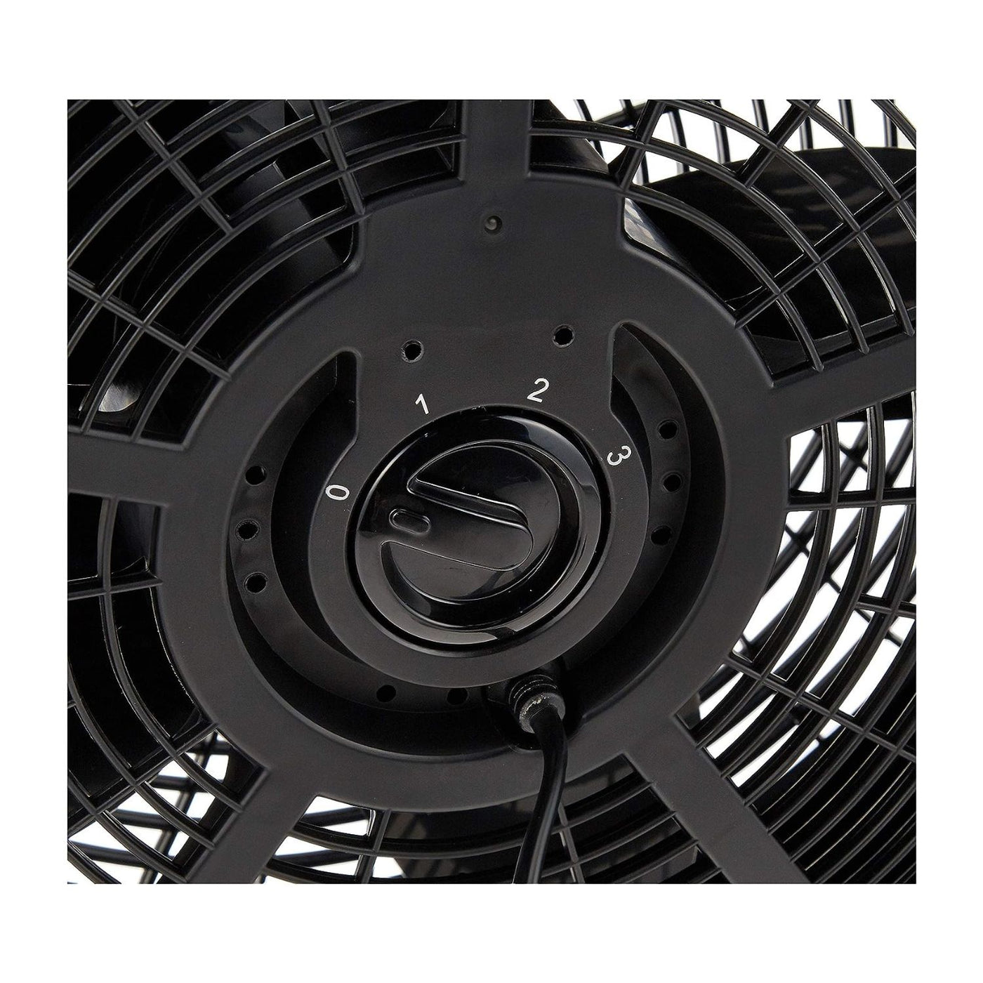 Box fan with 3 Speed control, sturdy base and Adjustable Swivel - 16 inch Compact design FB1620-B5 Black