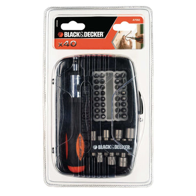 Brown Box 40 Pieces Ratchet Screwdriver with Socket & Screwdriver Bitset in Kit box