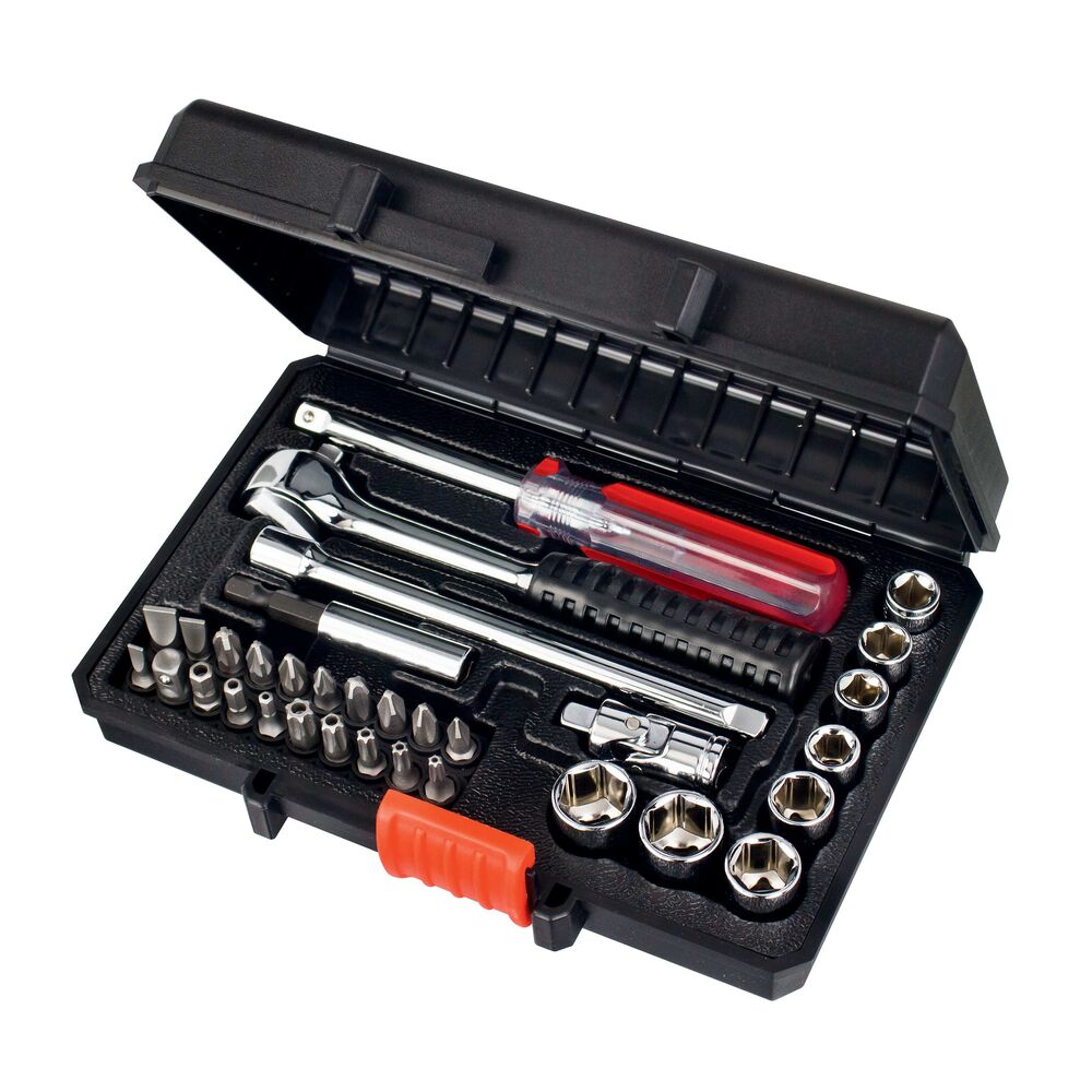 31 Pieces Automotive Maintenance Set with Sockets and Screwdriver Bits For Automobiles