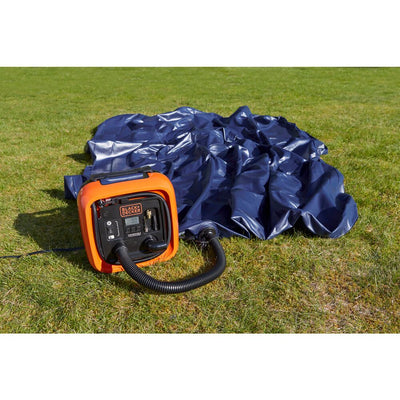 Brown Box 12V 160 PSI Portable Electric Air Inflator Compressor for Bike, Cars, Inflatables and Sports Balls