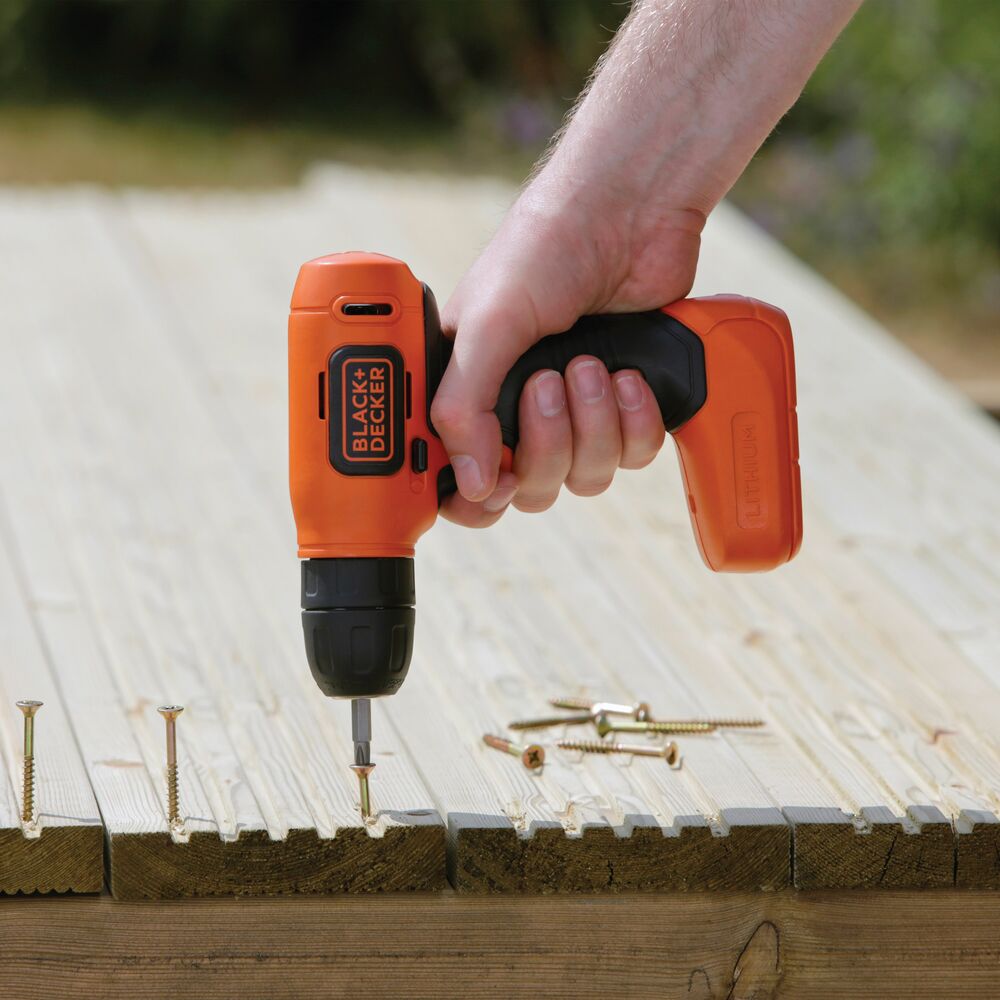 Brown Box 7.2V Li-Ion Cordless Electric Compact Drill Driver for Screw driving & Fastening