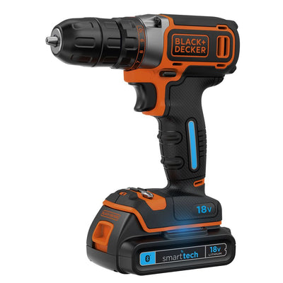 18V 1.5Ah 650 RPM Li-Ion Cordless Drill Driver with 2 Batteries in Kit box for Wood & Plastics