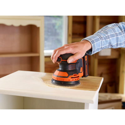 Cordless Random Orbit Sander with Dust Collector, 18V, Battery not included