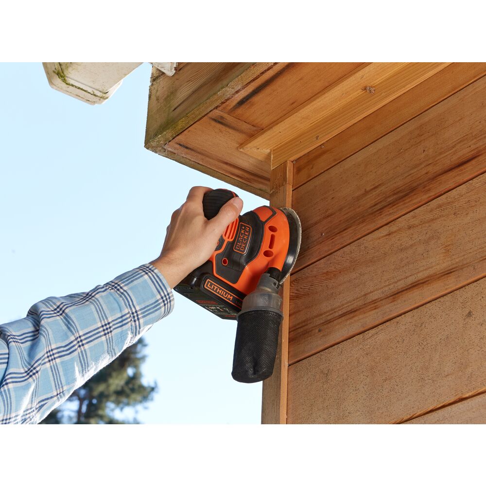 Cordless Random Orbit Sander with Dust Collector, 18V, Battery not included