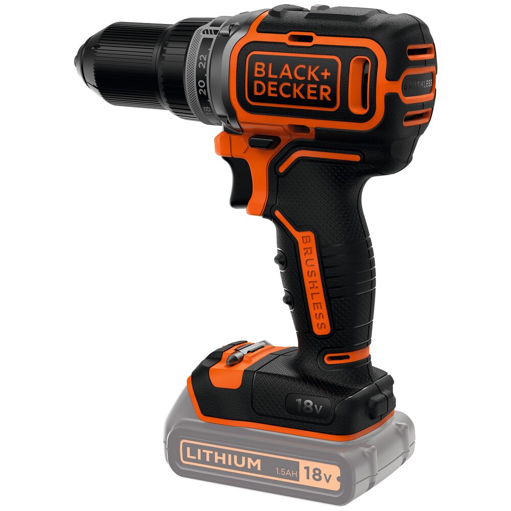 18 V Cordless Brushless Drill Driver Power Tool, Battery Not Included