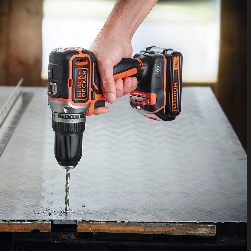 18 V Cordless Brushless Drill Driver Power Tool, Battery Not Included