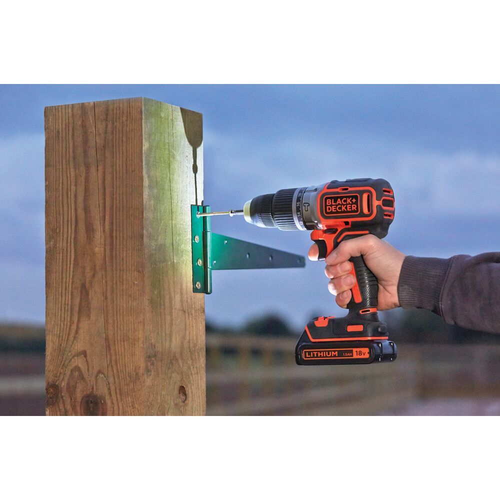 Cordless Hammer Drill Power Tool, 18V, Battery Not Included