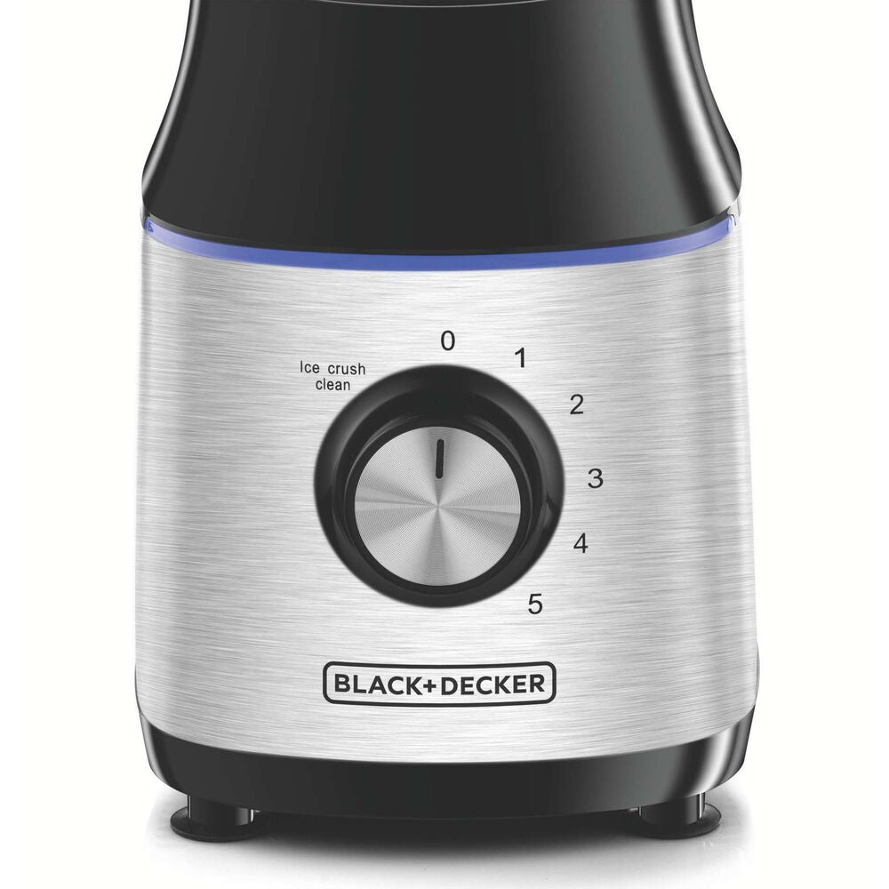 Brown Box 700W High Speed Premium Blender, with Glass Jar Black/Silver