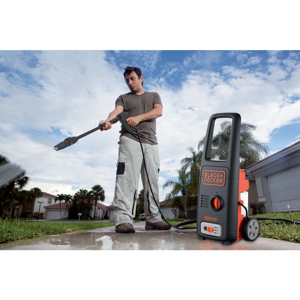 Brown Box High Pressure Washer Cleaner With Rotating Nozzle, Portable Cleaning Machine for Cars / Fences / Garden / Patios / Pool