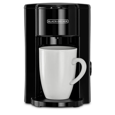 Brown Box 350W 1 Cup Coffee Maker/ Coffee Machine with Coffee Mug for Drip Coffee & Espresso