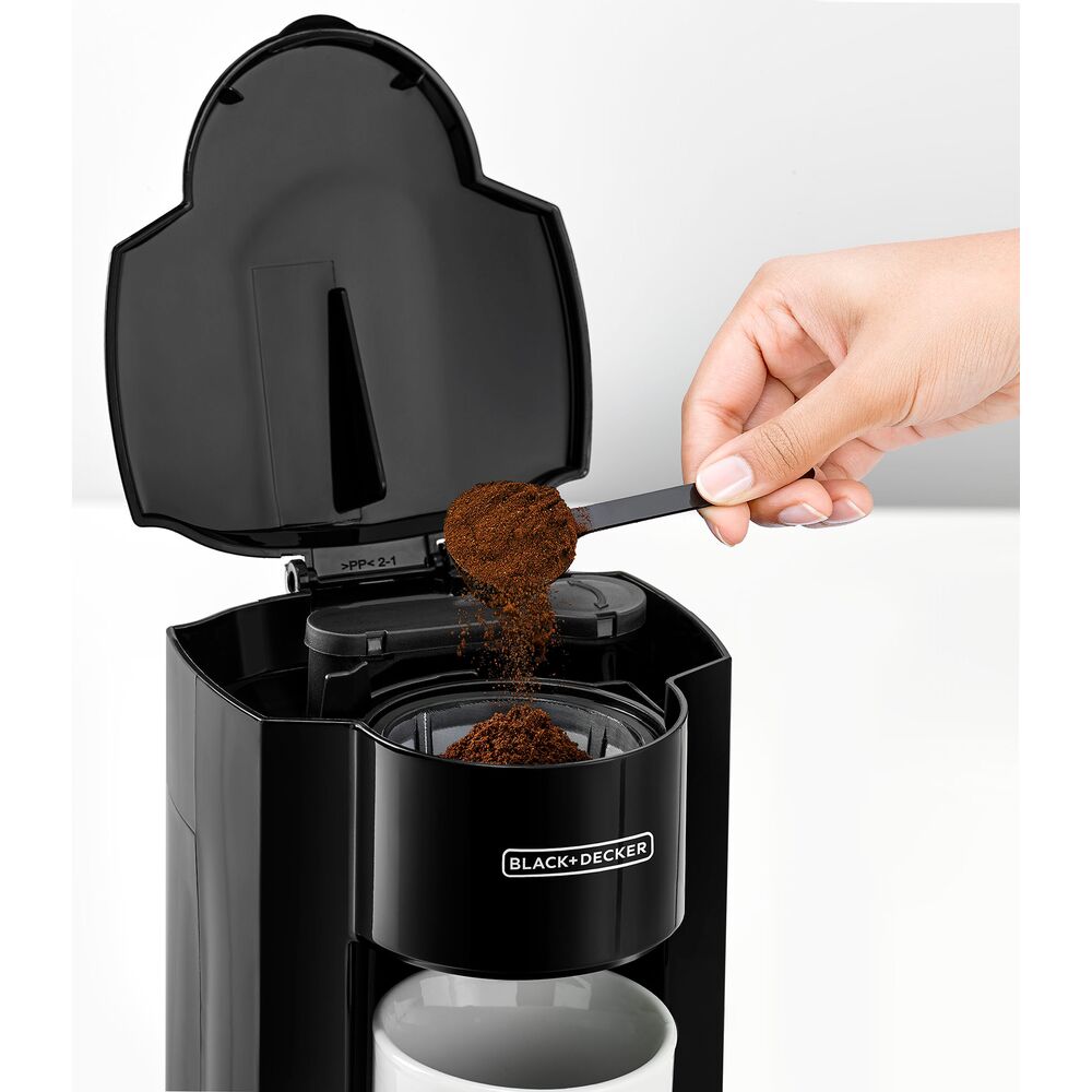 Brown Box 350W 1 Cup Coffee Maker/ Coffee Machine with Coffee Mug for Drip Coffee & Espresso