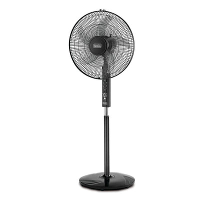 Brown Box 16 Inch 3 Speed Pedestal Stand Fan with Remote Control