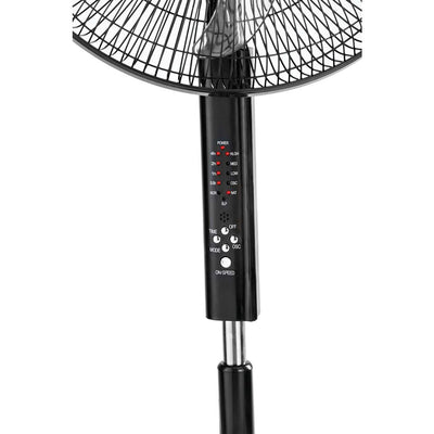 Brown Box 16 Inch 3 Speed Pedestal Stand Fan with Remote Control
