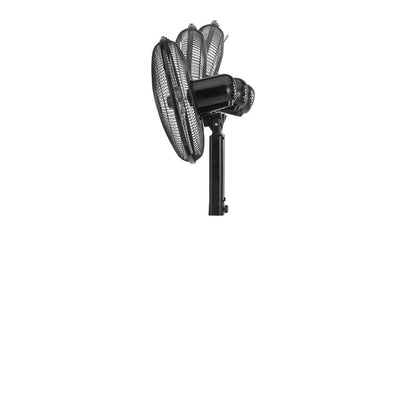 Brown Box 16 Inch Pedestal Stand Fan - Black