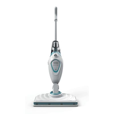 Bundle Set of Black+Decker 1300W Steam Mop with Superheated Steam, Swivel Head and Microfibre Pad +  6 Piece Egg Cooker