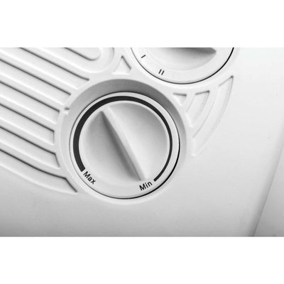 2400W Horizontal Fan Heater , White