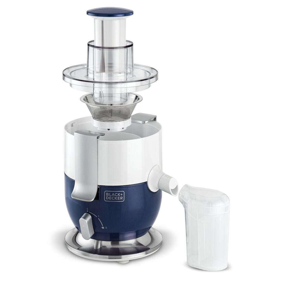 Brown Box 1000W Compact Juicer Extractor, Blue/White