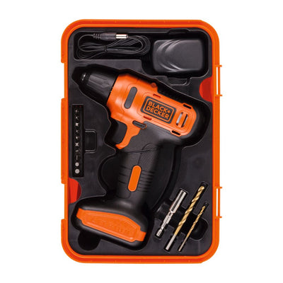 12V 1.5Ah 900 RPM Cordless Drill Driver with 13 Pieces Bits in Kitbox For Drilling and Fastening