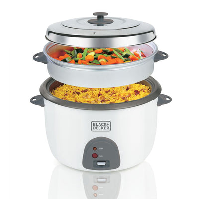 1600W 4.5L 2-in-1 Non-Stick Rice Cooker with Steamer