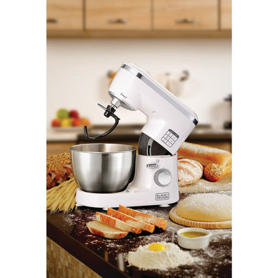 Brown Box 1000W 6 Speed Stand Mixer with Stainless Steel Bowl