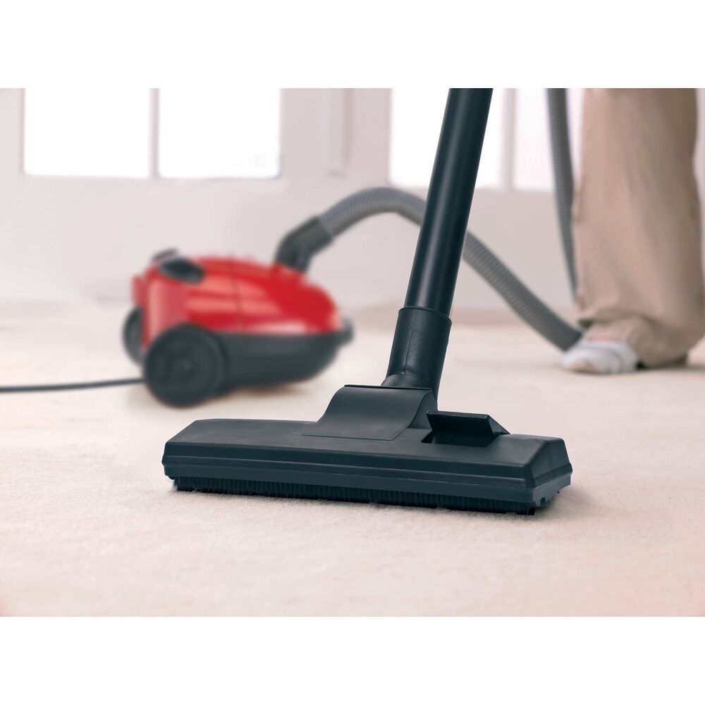 Brown Box Bagged Corded Vacuum Cleaner, 1000 W, 1 L, Red/Black