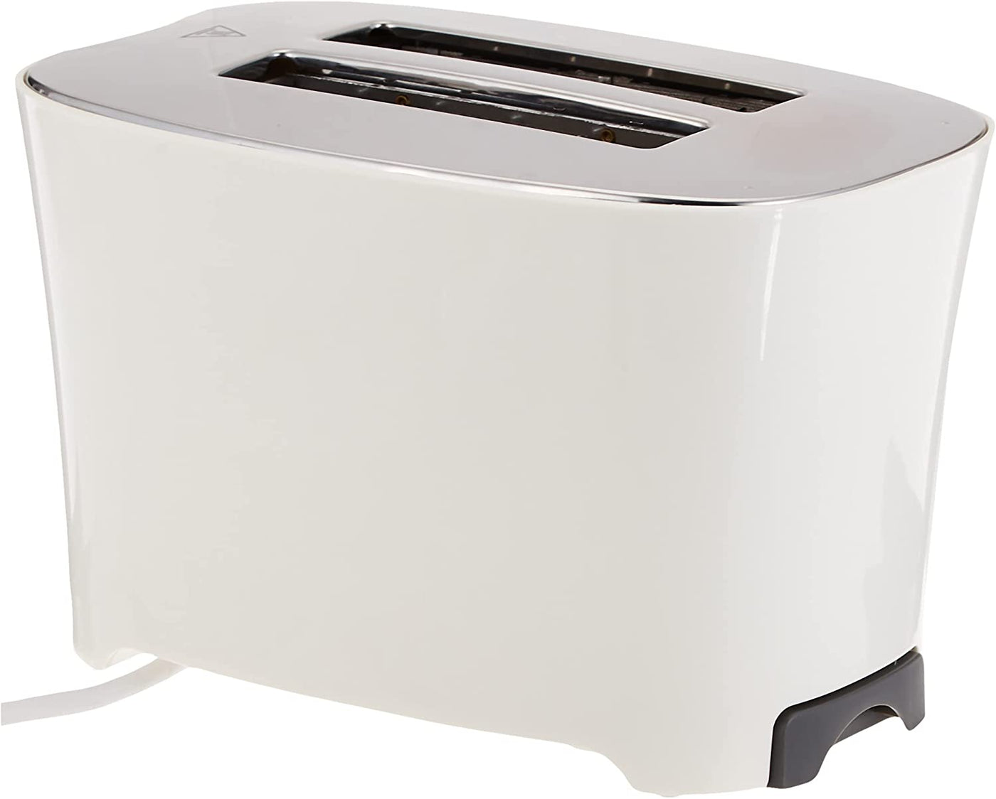 Brown Box 2 Slice Cool Touch Toaster with Crumb Tray for Easy Cleaning