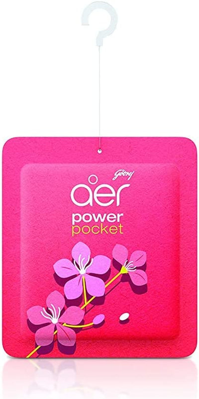 Godrej Aer Power Pocket Bathroom Fragrance Fresh Blossom 10G