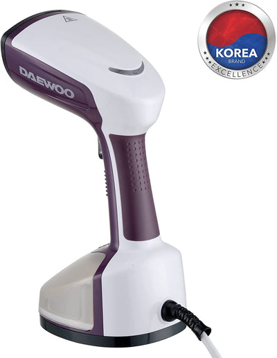 Handheld Portable Garment Steamer with Cloth & Lint Brush, Korean Technology 0.35 L 1200 W DGS8380P Purple