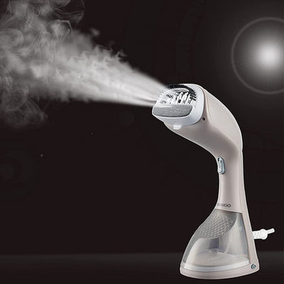 Handheld Portable Garment Steamer with Cloth & Lint Brush, Korean Technology 220 ml 1400 W Champagne