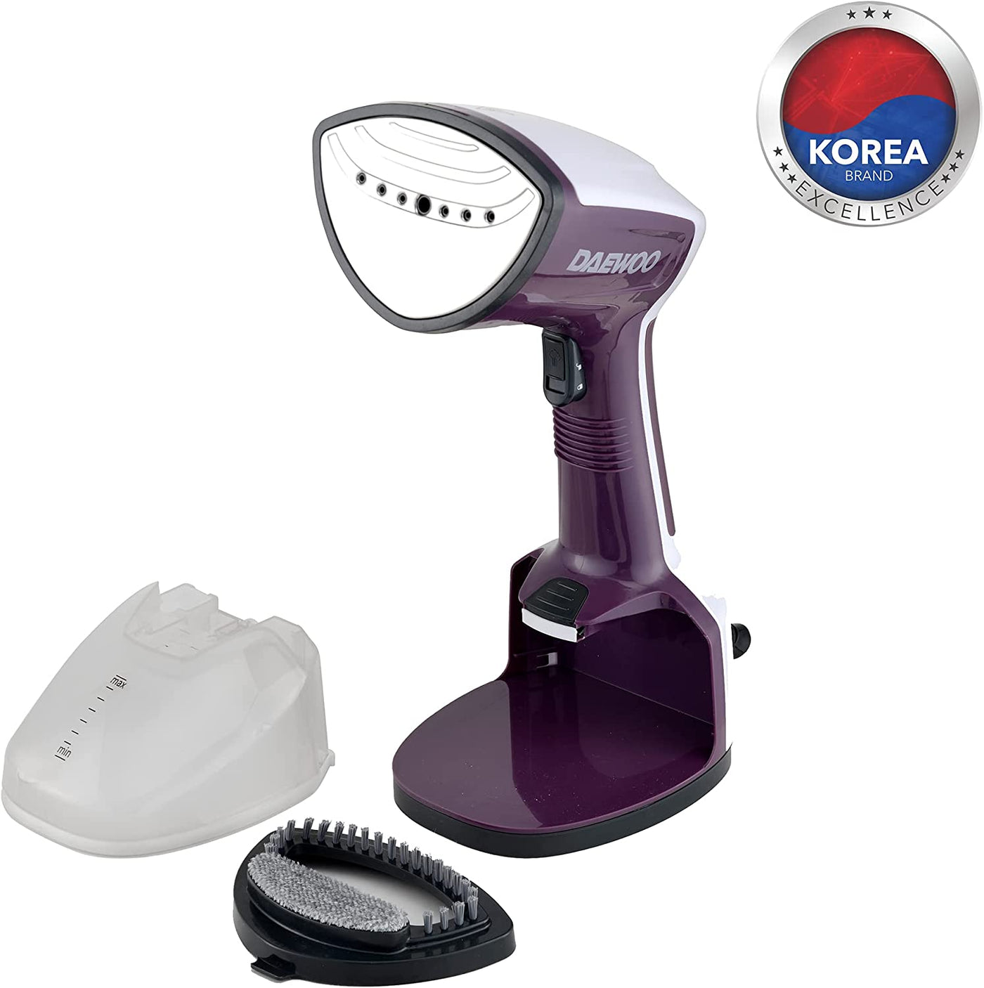 Handheld Portable Garment Steamer with Cloth & Lint Brush, Korean Technology 0.35 L 1200 W DGS8380P Purple