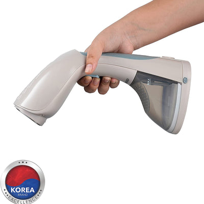 Handheld Portable Garment Steamer with Cloth & Lint Brush, Korean Technology 220 ml 1400 W Champagne