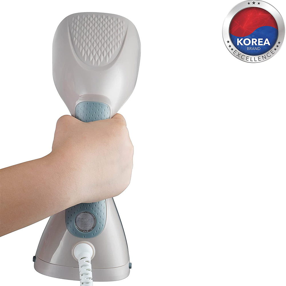 Handheld Portable Garment Steamer with Cloth & Lint Brush, Korean Technology 220 ml 1400 W Champagne