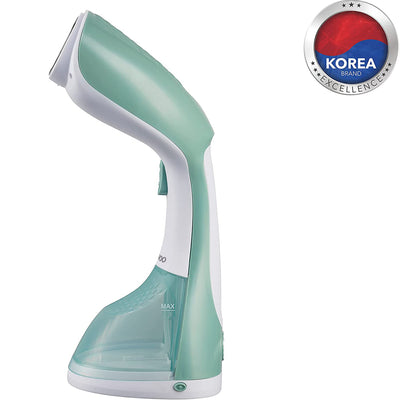 Handheld Portable Garment Steamer with Cloth & Lint Brush, Korean Technology 0.22 L 1400 W Green