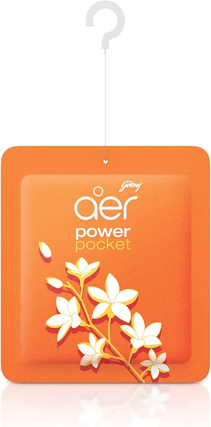 Godrej Aer Power Pocket Bathroom Fragrance - Floral Delight 10G