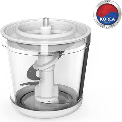 Bundle Set of Daewoo 500W 600ml Food Chopper with Glass Bowl + 800W 2 Slice Stainless Steel Bread Toaster