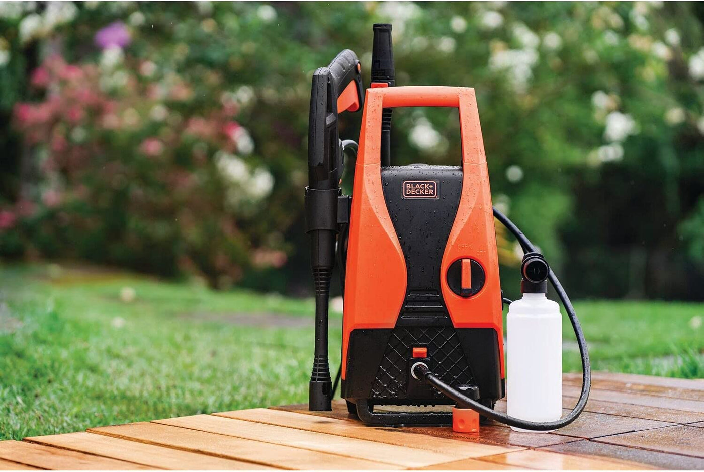 Brown Box Black+Decker Pressure Washer, 1400W, Orange/Black - Pw1450Td-B5