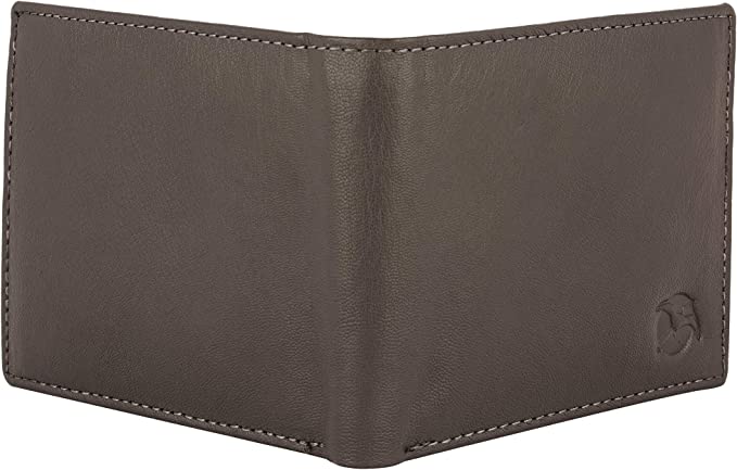 Flying Fossil Genuine Leather Hand-Crafted Wallet For Men, Bifold Leather Wallet