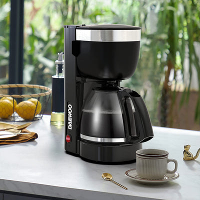 Brown Box 10 Cup Coffee Maker for Drip Coffee and Espresso