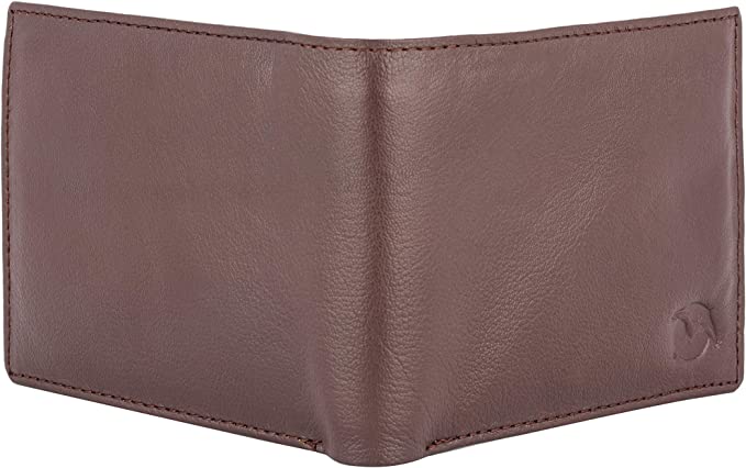 Flying Fossil Genuine Leather Hand-Crafted Wallet For Men, Bifold Leather Wallet, Brown - Ffw00049