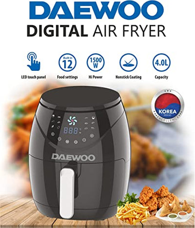 Brown Box Digital Air Fryer with Rapid Air Circulation Technology 1500W