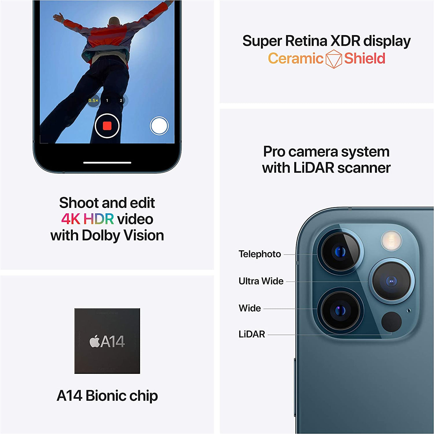 Apple iPhone 12 Pro Max, 256 GB, Silver