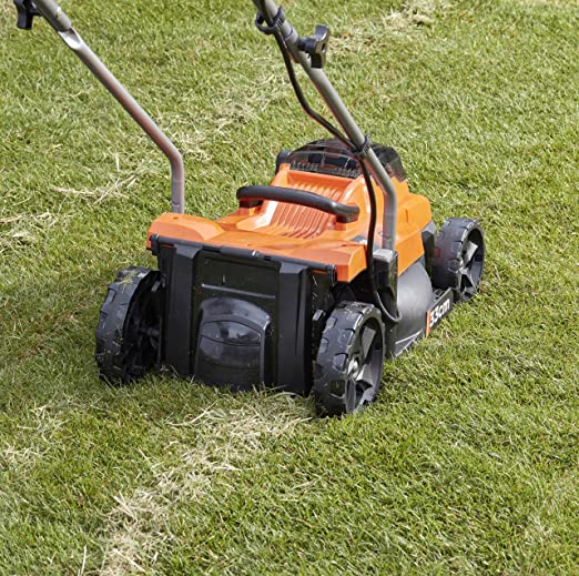 Cordless Compact Lawn Mower, 33Cm, 2 X 18 V Li-Ion Batteries, Power connect System