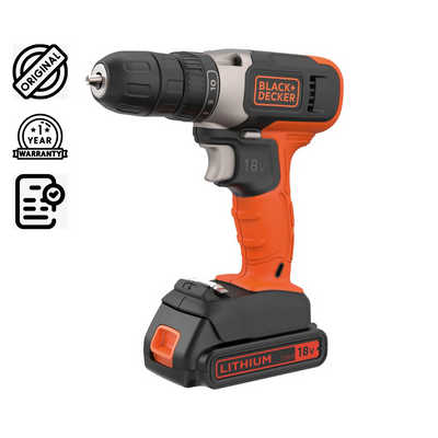 Brown Box 18V Lithium-ion Cordless Drill Driver With Battery And Charger
